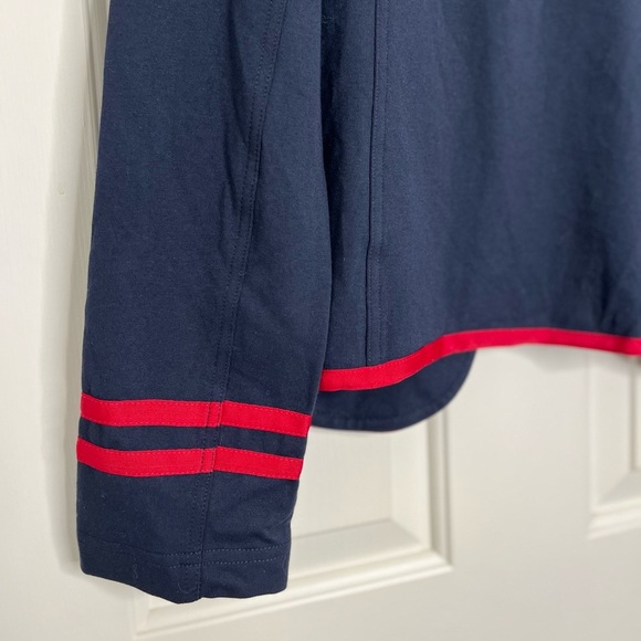 NWOT Tommy Hilfiger Contrast Piped Military Blazer - Picture 10 of 15